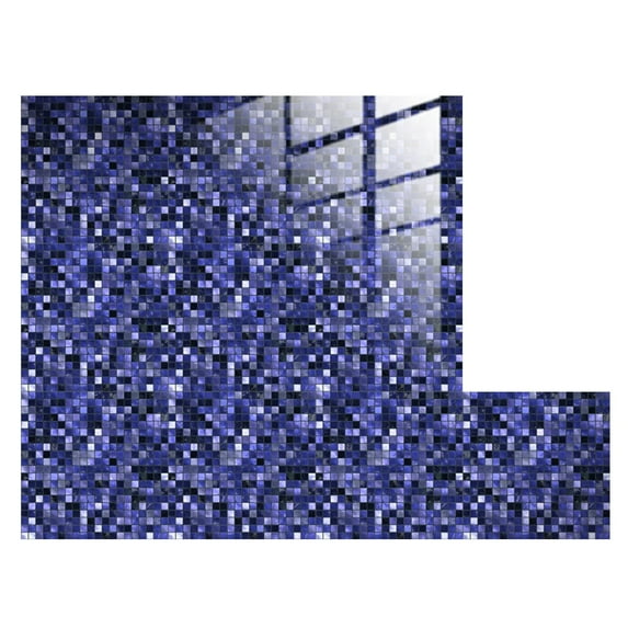 10 Sheet Peel and Stick Backsplash Self Adhesive Kitchen Backsplash Stick on Tiles Marble Backsplash Peel and Stick Wall Tiles for Kitchen Bathroom Fireplace Laundry Room 4"x4" Blue