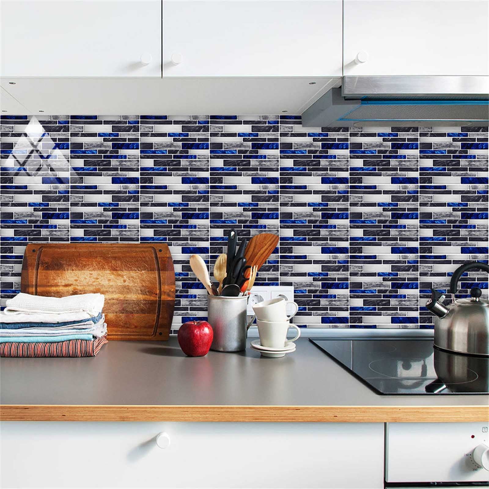 10-Sheet Peel and Stick Tile Backsplash Self Adhesive Tile Backsplash ...