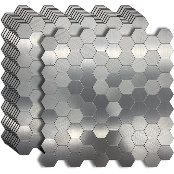 10-Sheet Peel and Stick Backsplash, Self-Adhesive, , Easy to Cut for Decorating for Kitchen, Bathroom, Fireplace DIY Installation (Light )