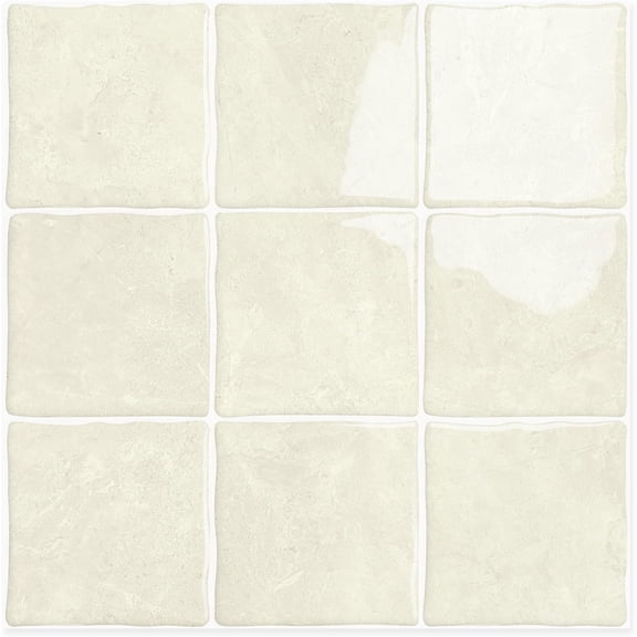 10 Sheet Thicker Peel and Stick Backsplash Tile, 12"x12" 3D Self Adhesive Square Mosaic Subway Checkered Vinyl Backsplash Stick on Wall Tiles for Bathroom, Kitchen, Living Room (10, Beige)