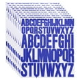 thumbnail image 1 of 10 Sheet Vinyl Letter Sticker, 1 Inch, 2 Inch 520Pcs Stick Letters, Dark Blue, 1 of 6