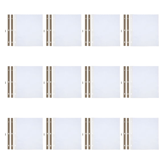 Recollections 10 Sheets (120 total) 8.5; x 11; White Scrapbook Refill Pages - Memory Book Page Refills - Bulk 12 Pack