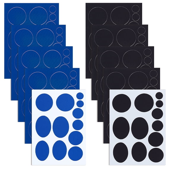 10 Sheets/120Pcs Down Jacket Repair Patches 7.8x4.7 Inch Waterproof Nylon Repair Patch Self Adhesive Tear-Resistant Rip-Stop Nylon