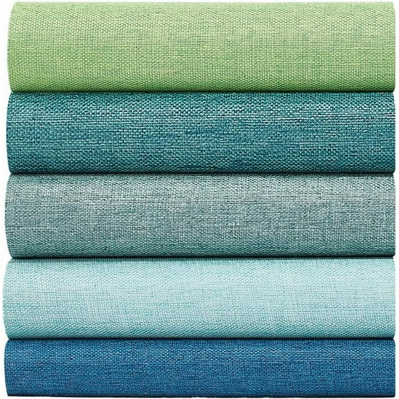 10 Sheets 13.7x11.8Inch Linen Book Cloth Cover 5 Color for A5-A8 Books Binding Fabric Surface Paper Backed Bookcover Archival Bookbinding Supplies Reusable Protector Soft