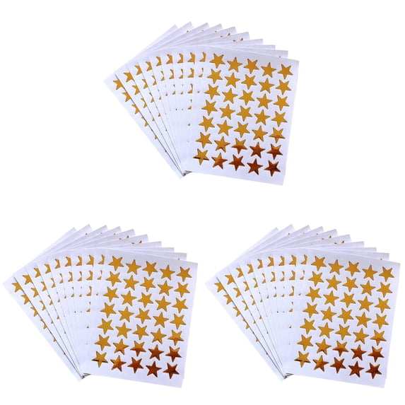 Star Sticker Set, One Size, Red (350PCS)