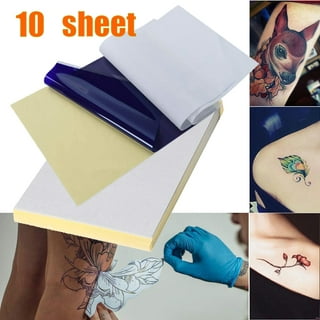 Magic Creator 100Pcs Tattoo Transfer Paper, Stencil Stuff 4 Layers Ultra HD  Premium Thermal Tattoo Stencil Paper, Tattooing Transfer Paper for Tattoo
