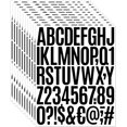 thumbnail image 1 of 10 Sheets 500 Pcs Vinyl Letter Stickers,2 inch Self-Adhesive Alphabet Numbers Stickers Waterproof Mailbox Numbers Sticker Letters for Mailbox,Window,Door,Signs,Cars,Boats,Address Number(2 inch,Black), 1 of 8