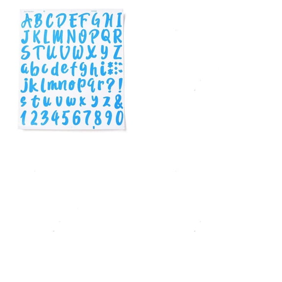 10 Sheets 720Pcs Number Alphabet Sign DIY PVC Waterproof Self-Adhesive Letter Sticker