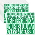 thumbnail image 1 of 10 Sheets 780 Pcs Vinyl Letter & Number Stickers - Waterproof, Self-Adhesive for Mailbox, Door, Windows, Cars, Boats, Addressr (Green, 1in&2in), 1 of 16