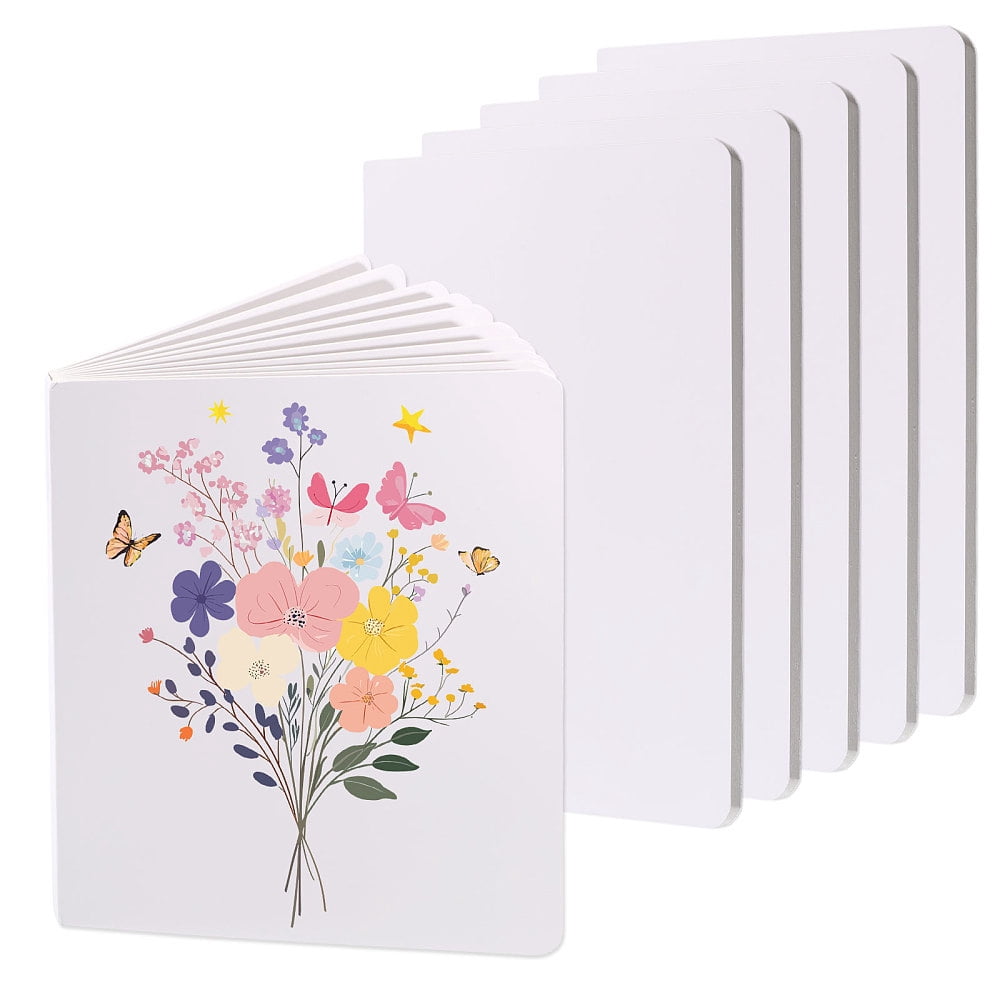 10 Sheets A4 Art Drawing Sketch Book Blank Notebook Rectangle White 295x210x10.5mm for DIY