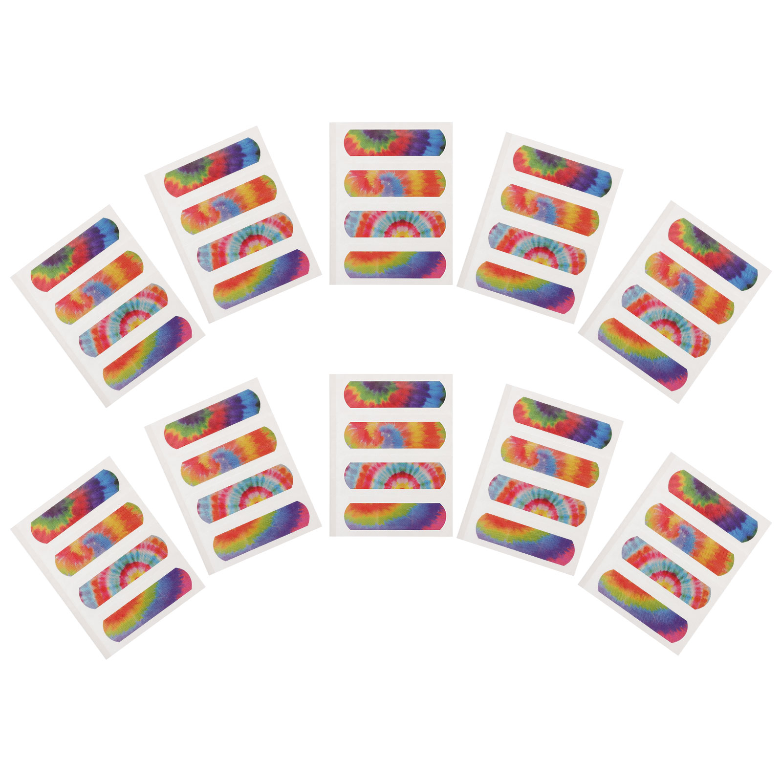 10 Sheets Adorable Hemostatic Patches Kid Wound Shower Bandages for