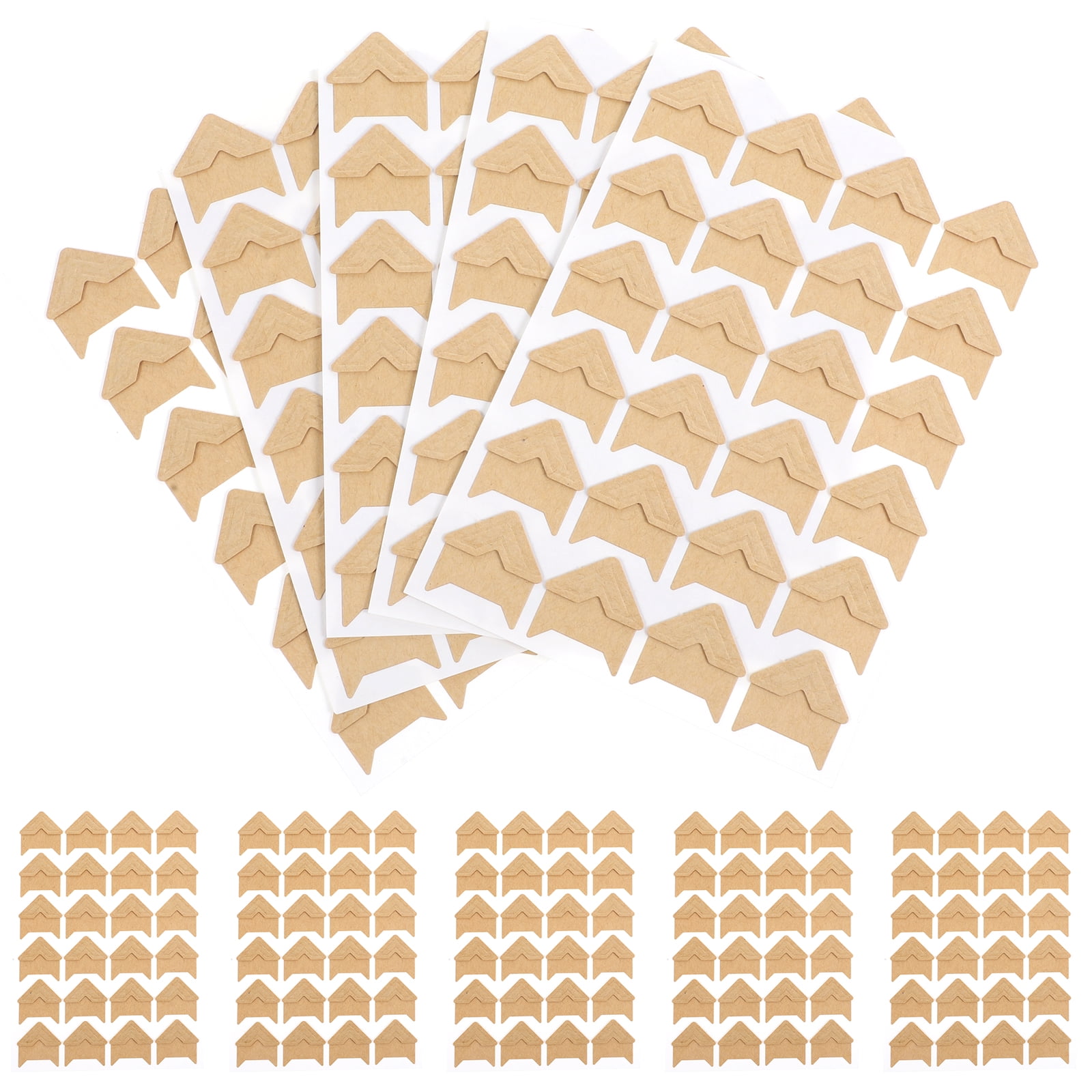 10 Sheets Album Corner Stickers Photo Albums Picture Corners Scrapbook