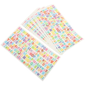 10 Sheets of Alphabet Letter Stickers for Crafts, Art Projects, Scrapbooking, Decoration, and Self-Adhesive Decals