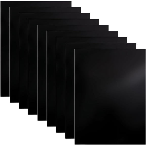 10 Sheets Black Laser Engraving Testing Paper A4 11x8.3 Inch Double Sides Laser Marking Paper for DIY Making