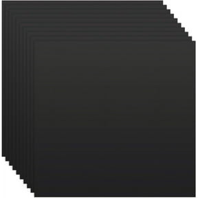 10 Sheets Black Square Laser Engraving Testing Paper 10.2x10.2 Inch Adhesive Laser Marking Paper Laser Engraving Material for Engraving Machine DIY Black
