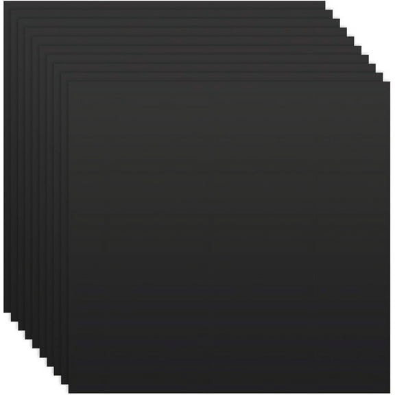 10 Sheets Black Square Laser Engraving Testing Paper 10.2x10.2 Inch Adhesive Laser Marking Paper Laser Engraving Material for Engraving Machine DIY Black