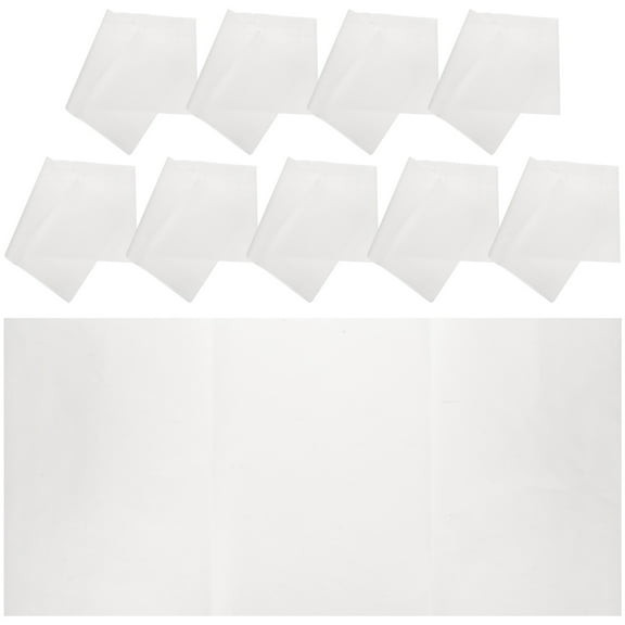 10 Sheets Craft Paper Fiber Vellum Decoupage Cut and Paste Manual