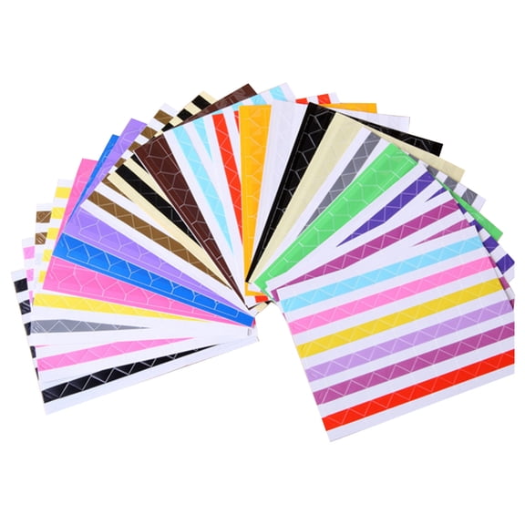 10 Sheets Creative Photo Mounting Corners Self-adhesive PVC Photo Corner Stickers DIY Picture Accessories for Scrapbooking Diary A