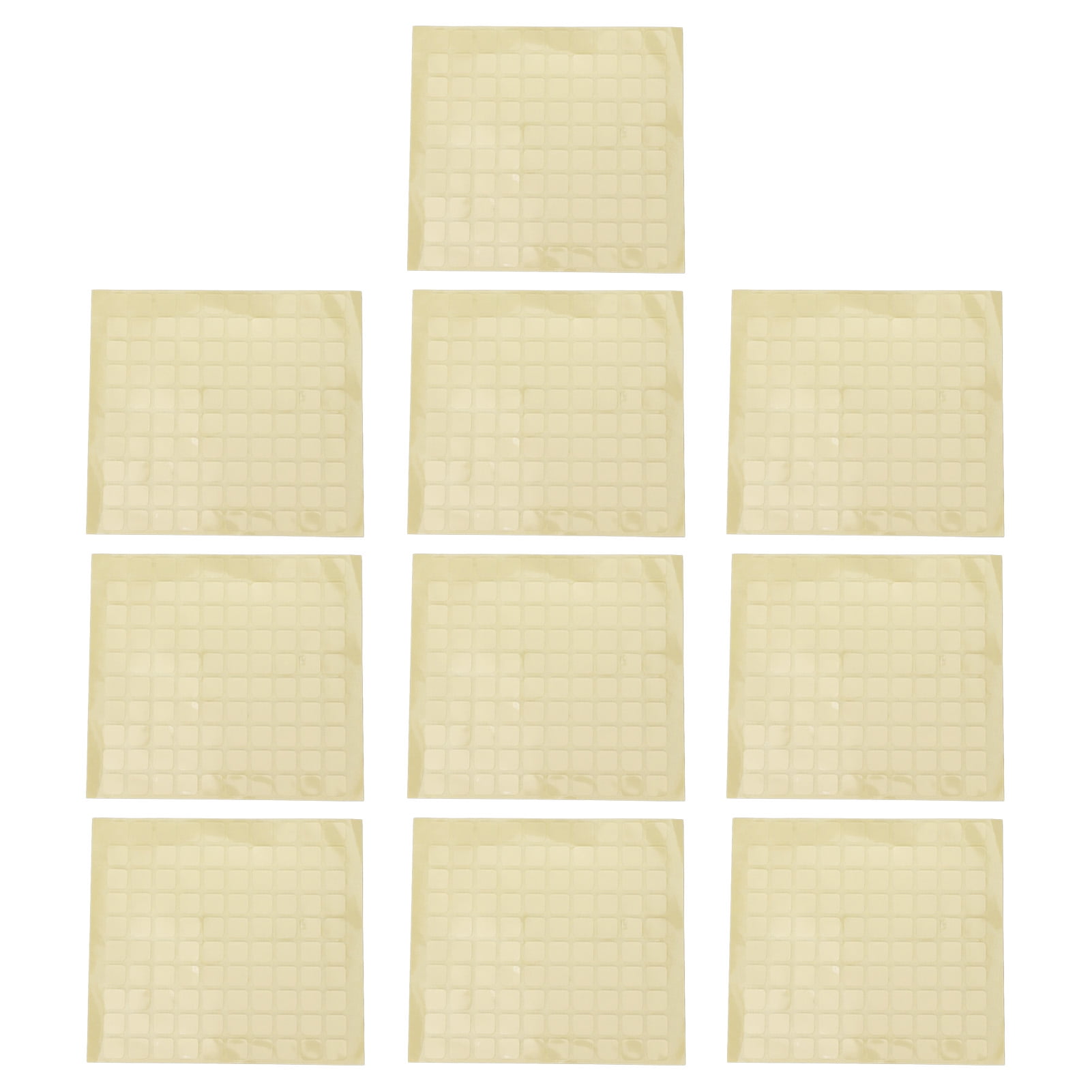 10 Sheets False Nail Color Display Chart Stickers Swatches Clear for