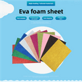 thumbnail image 1 of 10 Sheets of Glitter Foam Paper Eva Glitter Sponge Paper Sticker A4 Gold Powder Paper Strap Glue Handmade Paper Cutting Material, 10 Pieces of Glitter Foam Paper Eva, By Meiiso, 1 of 5
