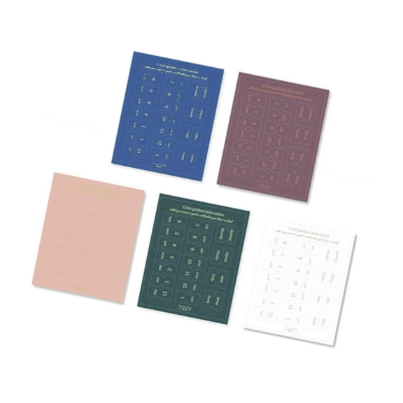 10 Sheets Index Stickers Planner Monthly Tabs Monthly Dividers for Planners