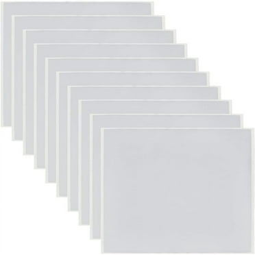 10 Sheets Large Size Scratch Off Stickers 9.7x8.1inches Silver Adhesive Sticker Coated Scratch Off Film Sticker Full Sheet