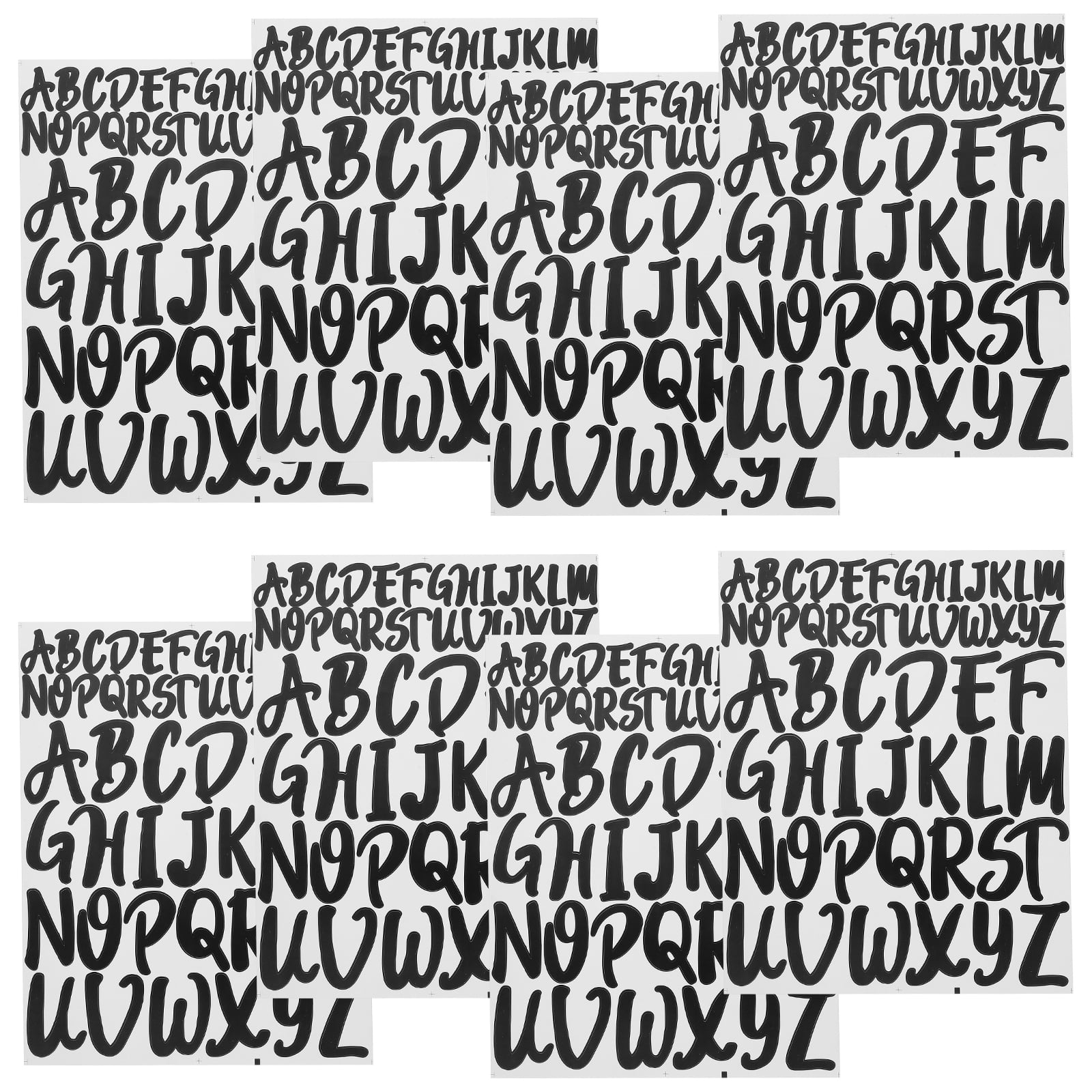 ONAPARTER 10 Sheets Letter Stickers Decals Bulletin Letters Adhesive ...