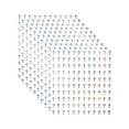 thumbnail image 1 of 10 Sheets Mini Cross Stickers Glitter Decals Self Sticky Paper for Kids Church Party Art Classroom Decor, 1 of 9