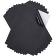thumbnail image 1 of 10 Sheets Model Train Road Stick Paper 12.2x8.2 Inch Black Diorama Miniature Asphalt Road Sticker Black PVC Self Adhesive Stickers, 1 of 9