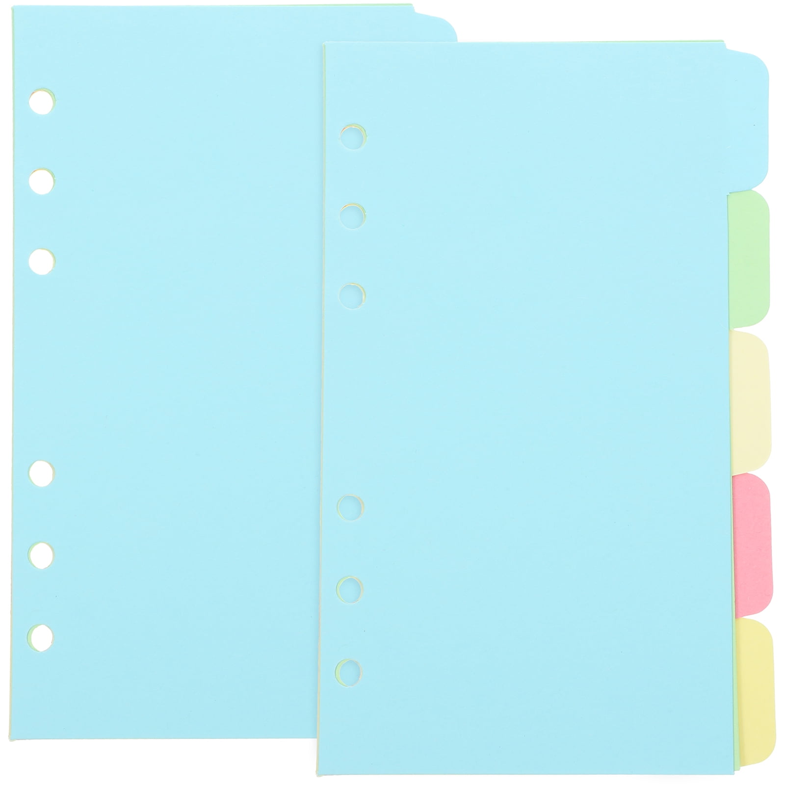 FONDOTIN Binder Divider Notebook Tabs Dividers Sky-blue 10Pcs - Walmart.com
