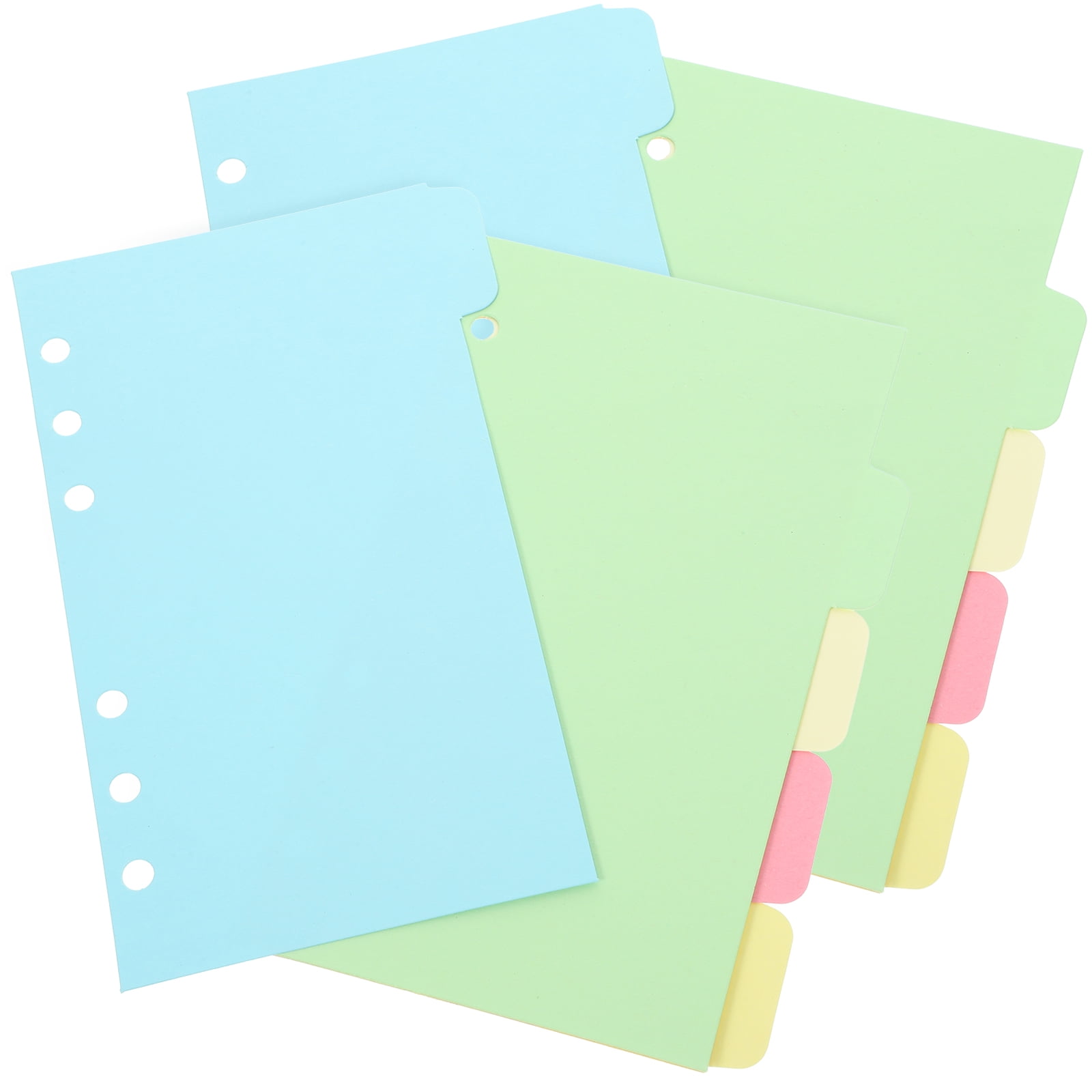 10 Sheets Office Binder Book Dividers Detachable Binder Tabs Notebook