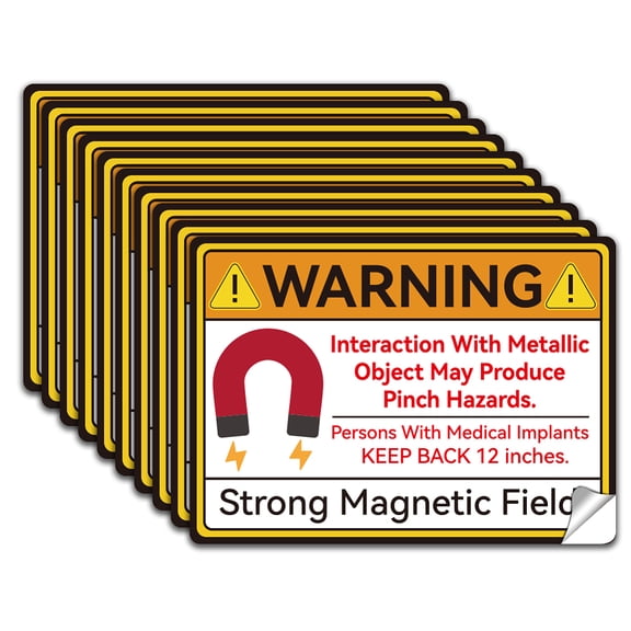 10 Sheets PVC Self-Adhesive Identification Cable Label Pasters Waterproof Writable Cord Wire Label Tags Yellow 13x18cm Plastic