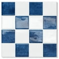 thumbnail image 1 of 10 Sheets Peel and Stick Backsplash - 9" x 9" 3D Adhesive Peel and Stick Tile Backsplash for Kitchen Bathroom,Checkerboard Checkered Stickers, 1 of 12