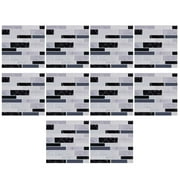 10-Sheets Peel and Stick Kitchen Backsplash Tiles, Adhesive Marble Wall Tiles for Kitchen and Bathroom Harlik