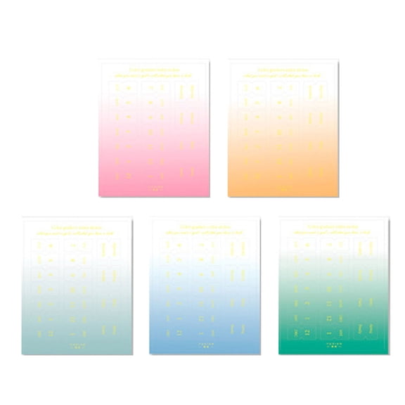 10 Sheets Planner Monthly Tabs Index Stickers Adhesive Tabs Calendar Monthly Tab Stickers Monthly Dividers for Planners