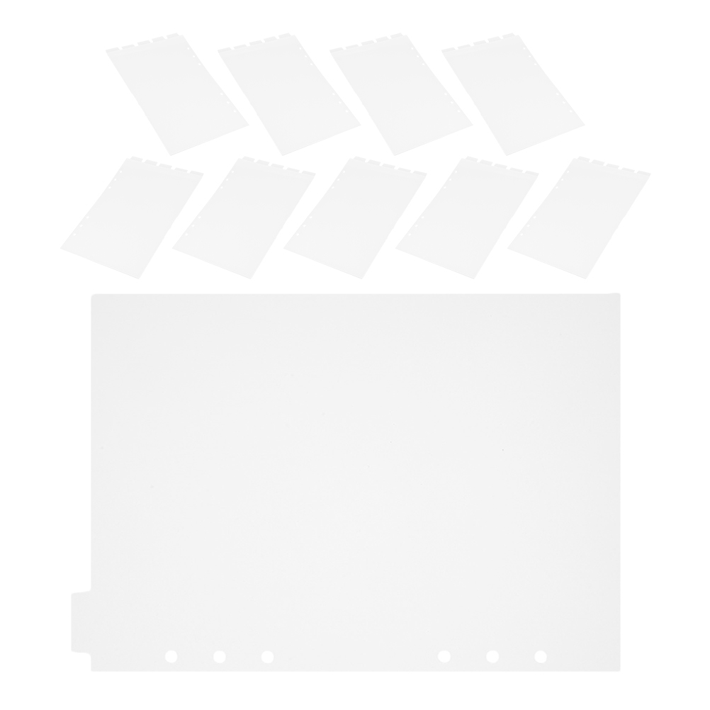 10 Sheets Removable Divider Baffle Notebook Dividers The Notebooks