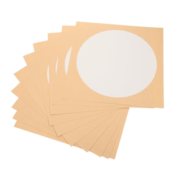 COOPHYA Handmade Textured White Paper Sheets for Art Painting, 10 Sheets of Pulp Paper