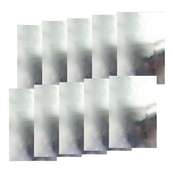 10 Sheets Shimmer Cardstock Foil Metallic Paper Reflective Thick Design for DIY Scrapbooking Weddings Parties