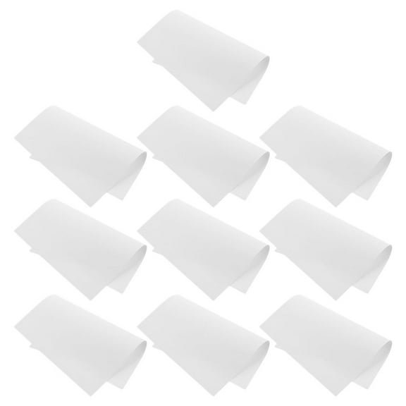 PVC Adhesive Stickers for Decoration Easy to Clean and Apply White Suite with 10 Sheets 4x6 inches