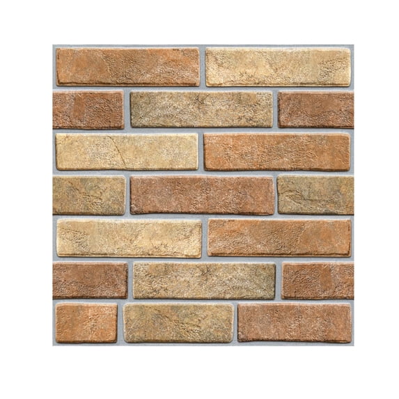 10 Sheets Simulation Self-stick Wall Stickers, Peel and Stick Backsplash Tile, Kitchen Bathroom Decor