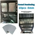 thumbnail image 1 of 10 Sheets Sound Deadening Damping Mat Car Silent Compact Van Proofing 5mm Auto, 1 of 12