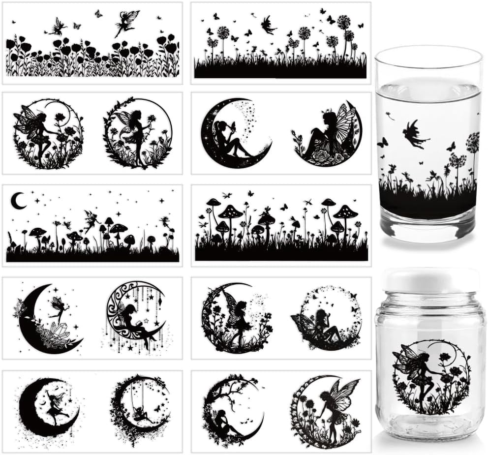 10 Sheets UV DTF Animal Transfer Stickers - 9.45x4.33 Inch Cup Wraps For Tumblers, Crafts, Furniture 2 thumbnail image