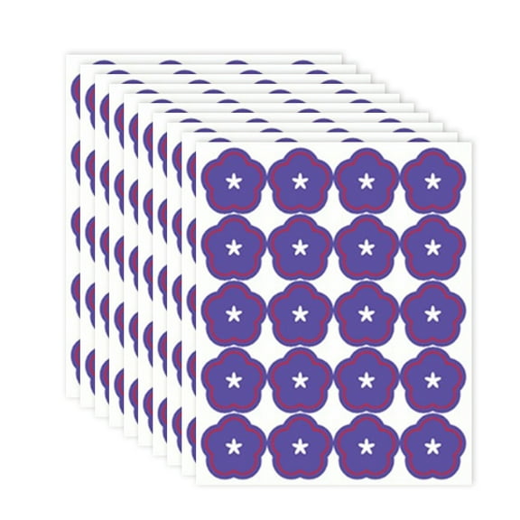 10 Sheets Ultraviolets Sticker Sunscreen Patches Detection Sticker Sun Sticker Beach Sun Protections Aid Reminder