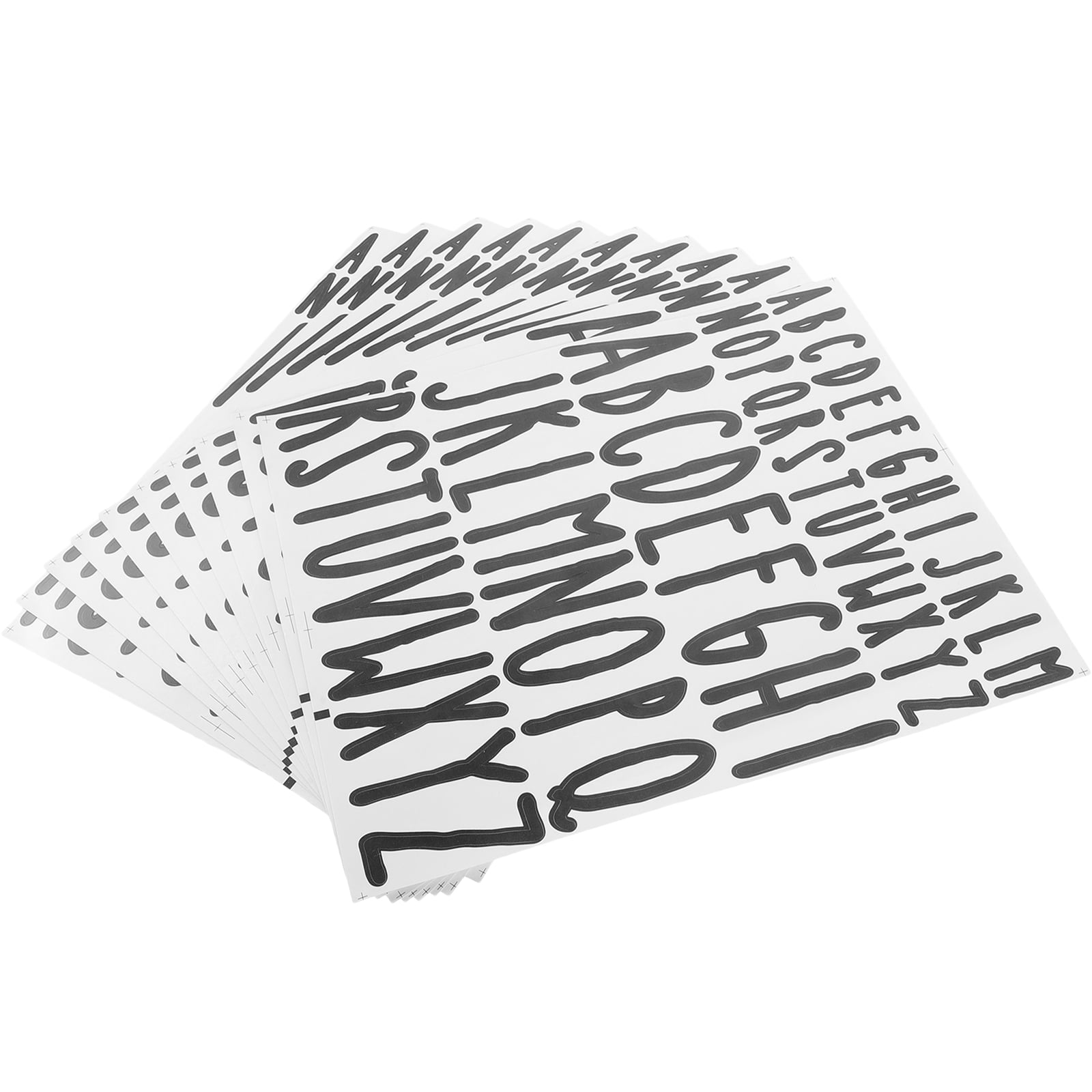 10 Sheets Vinyl Pvc Word Sticker Letters Alphabet Stickers Mailbox