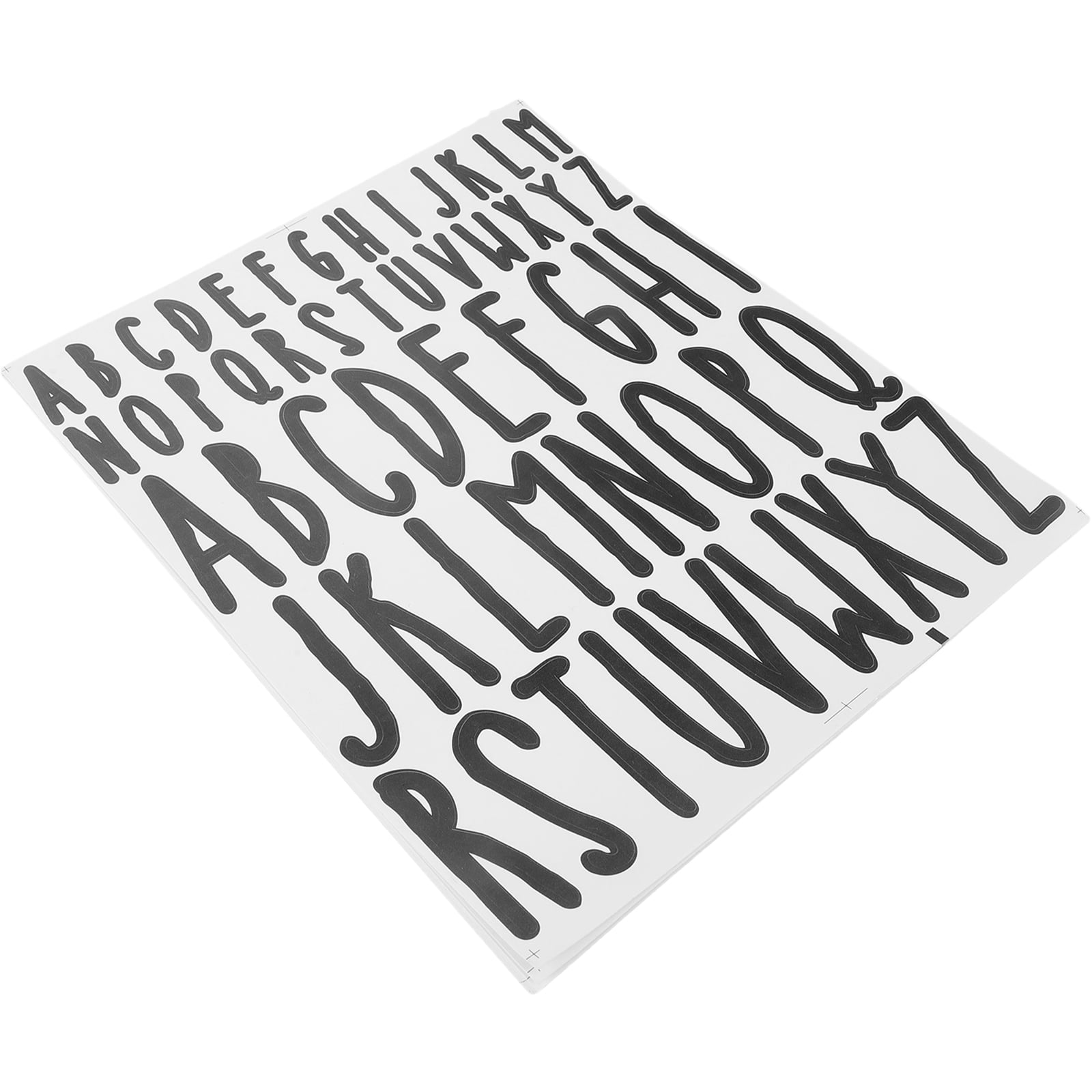 10 Sheets Vinyl Pvc Word Stickers Alphabet Letter Outdoor Mailbox