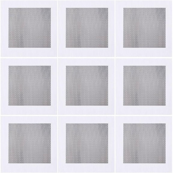 10 Sheets Wall Repair Patch Aluminum Drywall Repair Large Hole Patch Cover with Self-Adhesive Mesh Metal Quickly Repair for Ceiling Plaster Wall Holes 5.91x5.91 Inch for diy