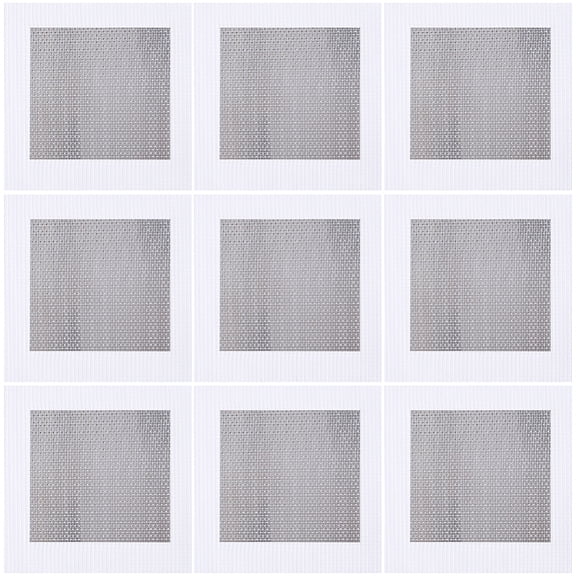 10 Sheets Wall Repair Patch Aluminum Drywall Repair Large Hole Patch Cover with Self-Adhesive Mesh Metal Quickly Repair DIY
