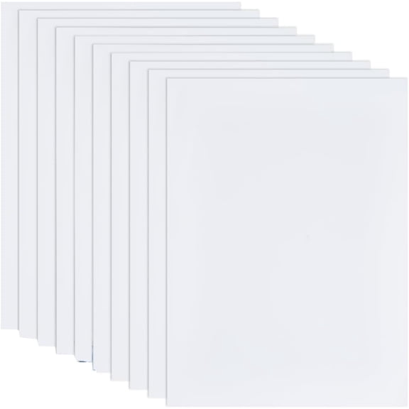 10 Sheets White Fursuit Eyes DIY Plastic Sheet 0.5mm Thick Waterproof PVC Plastic Craft Materials