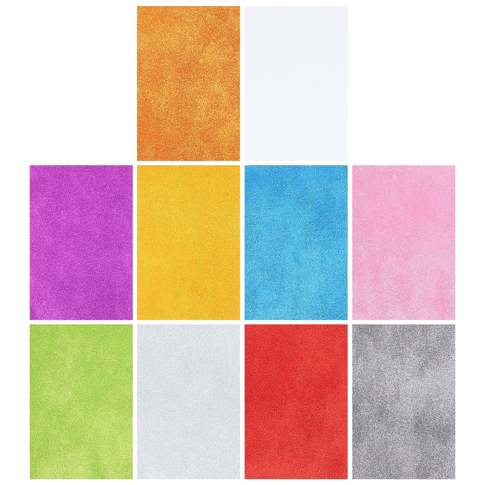10 Sheets of Multifunction Foams Sheets A4 Selfadhesive Foam Paper