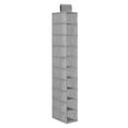 thumbnail image 1 of 10 Shelves Hanging Shoe Organizer, Space-Saving Storage Rack for Wardrobe Closet Organization, 49.2''x11.8''x5.9'', 1 of 2